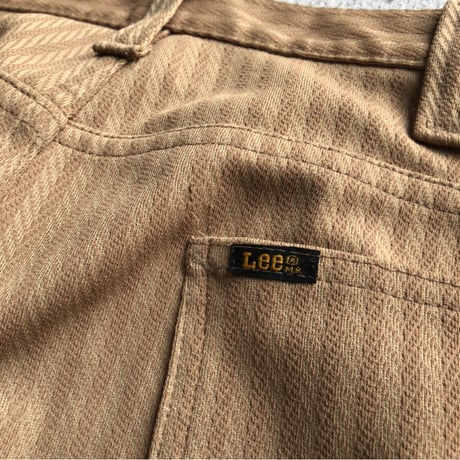 USA製 70's Leeストライプブーツカットフレアパンツ
