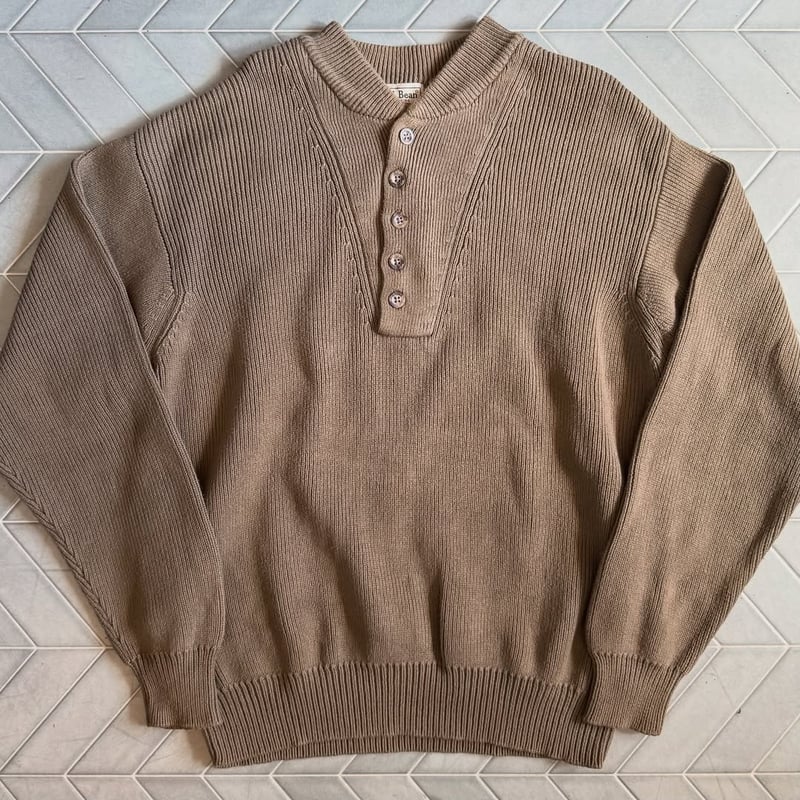 L.L.Bean ヘンリーネックニット | CUSTOM FEVER