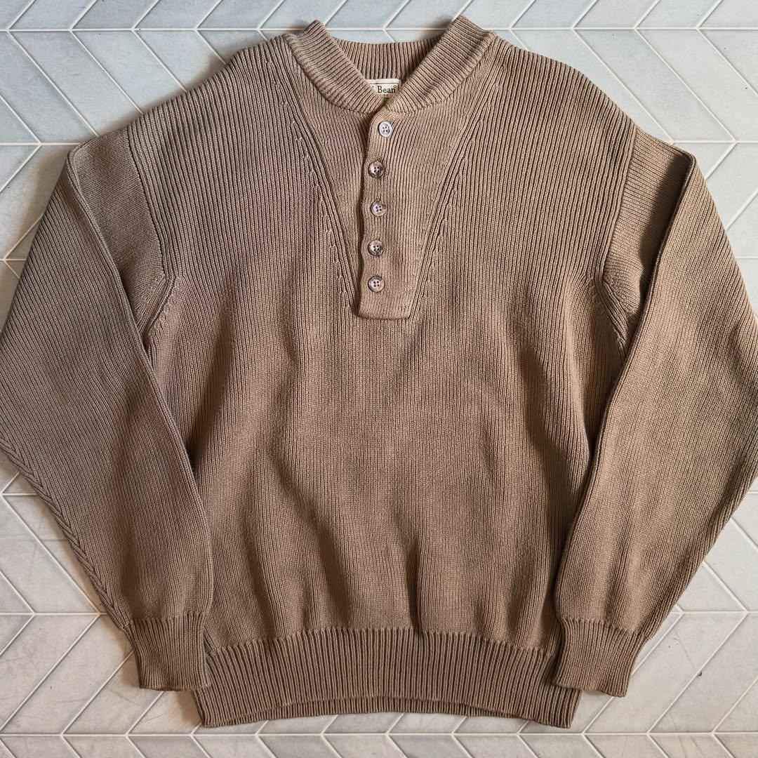 L.L.Bean ヘンリーネックニット | CUSTOM FEVER