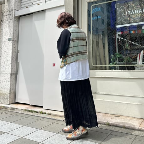 総柄 メキシカンベスト