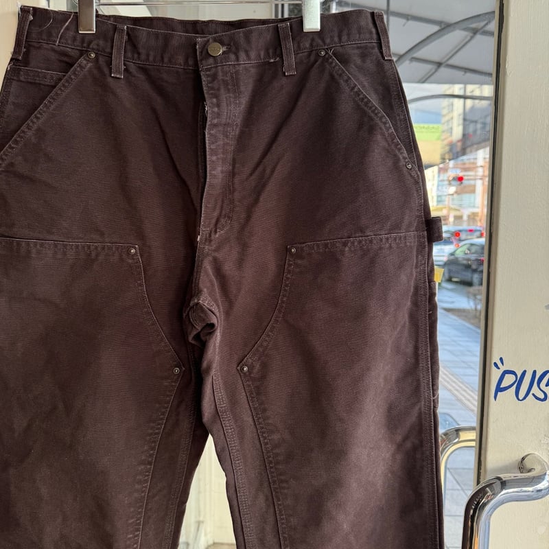 Carhartt ダブルニーパンツ W36×L30 ダークブラウン | CUSTOM FEVER