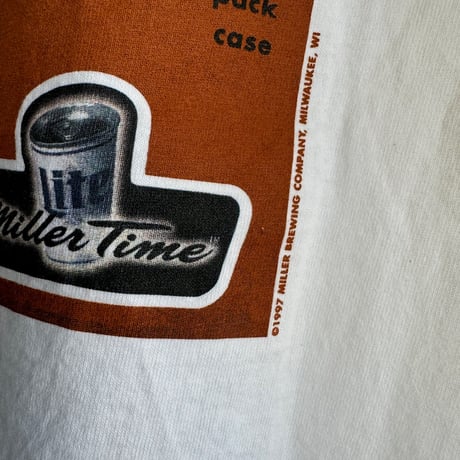 90's Miller ビールプリントTシャツ XL