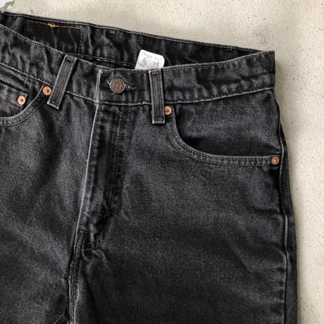 90's USA製 Levi's505  W30×L32 ブラック