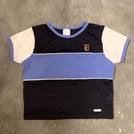 USA製NIKE ショート丈メッシュTシャツ