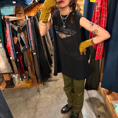 Harley-DavidsonカットオフノースリーブTシャツ🏍️