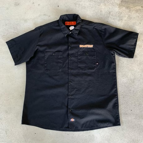DickiesボディHOOTERSワークシャツ黒