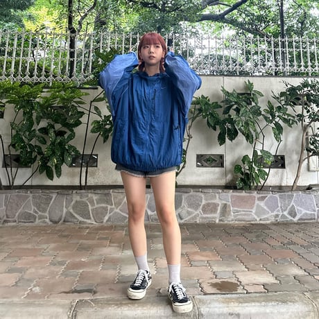 90s NIKE フード付きナイロンジャケット
