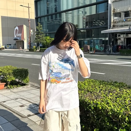 90sイルカプリントTシャツ