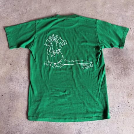 USA製 JERZEES 両面プリントTシャツ