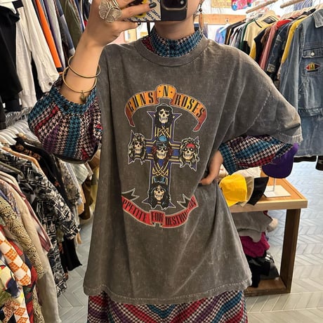 メキシコ製ガンズ・アンド・ローゼズTシャツ L