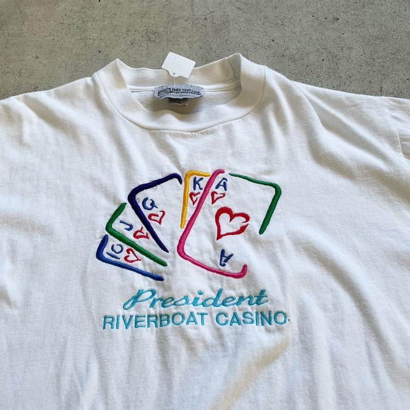 USA製 カジノトランプ刺繍Tシャツ | CUSTOM FEVER