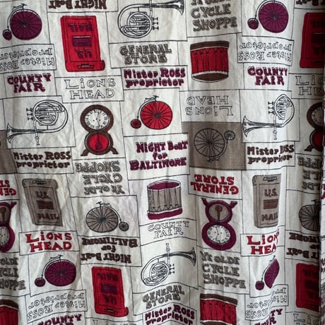 70's ウエスタン総柄シャツ