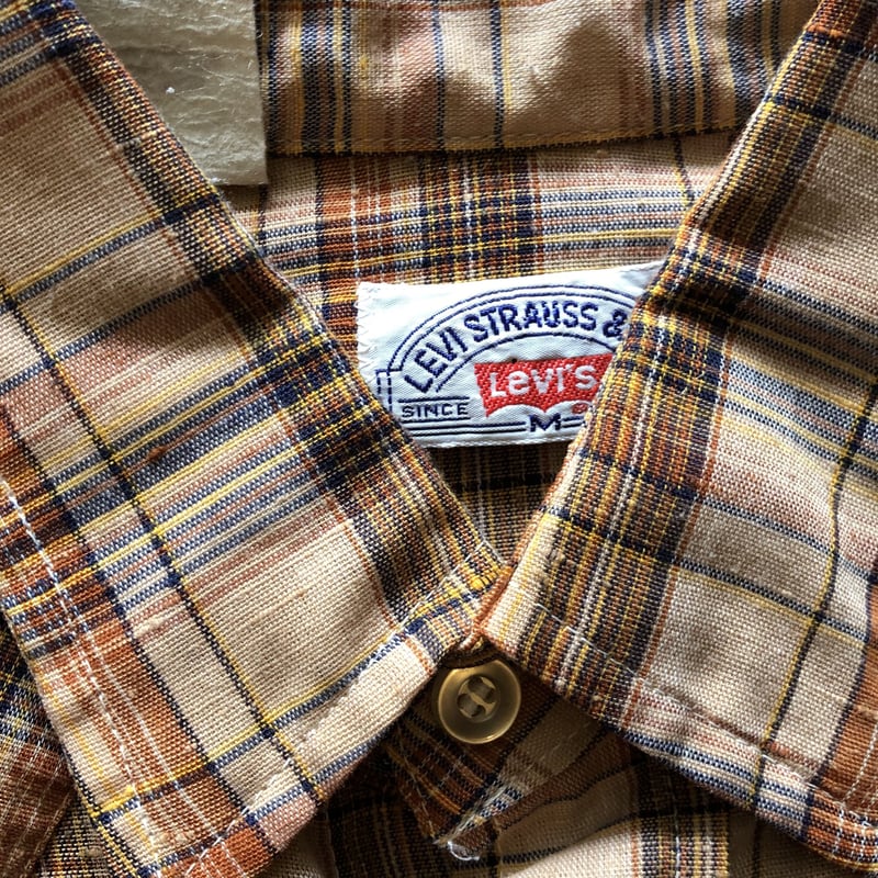 70's-80'sリーバイス ウエスタンチェックシャツ M (11) | CUSTOM