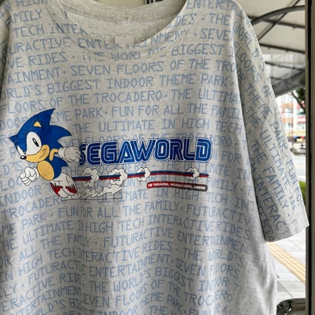 90’s SEGAWORLD オールオーバープリントTシャツ