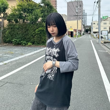 AC/DC ラグランTシャツ