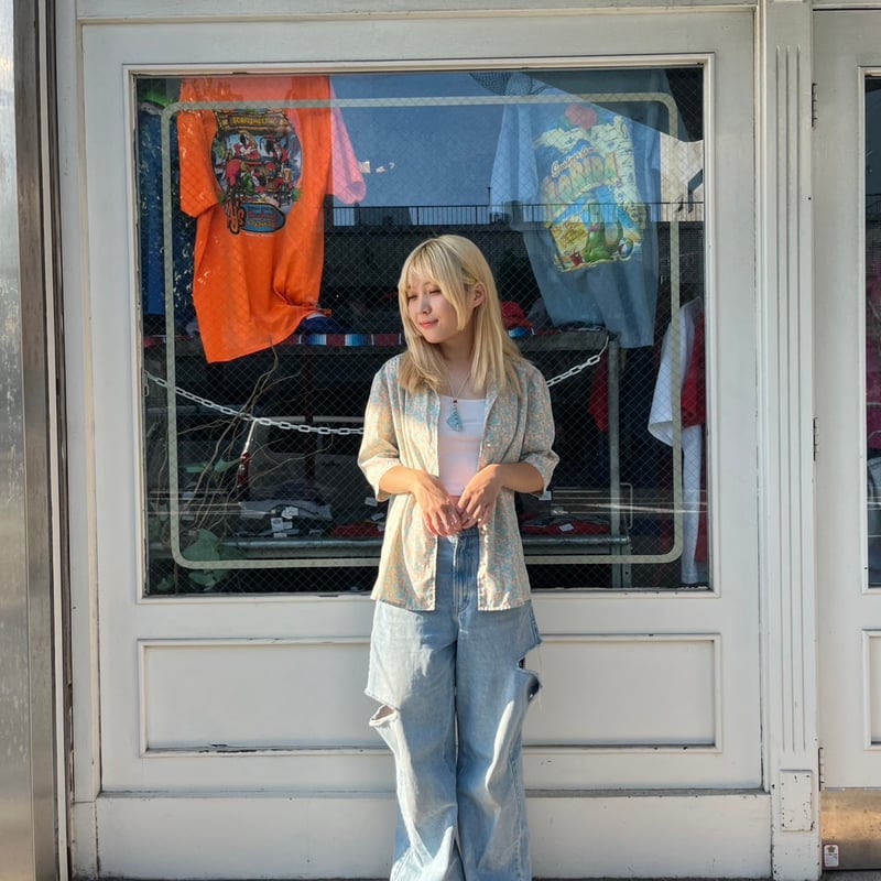 総柄オープンカラーシャツ | CUSTOM FEVER