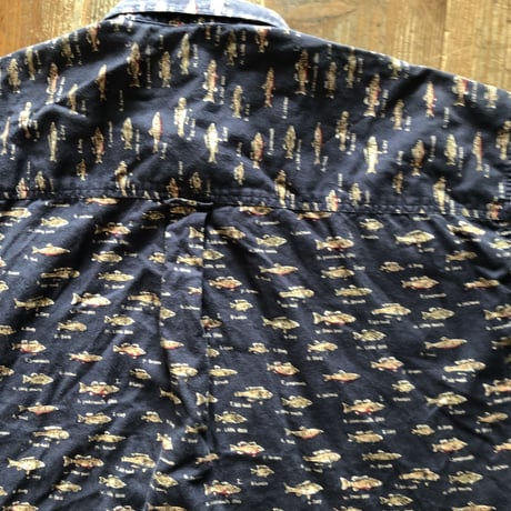 CHAPS RALPHLAUREN 魚柄シャツ