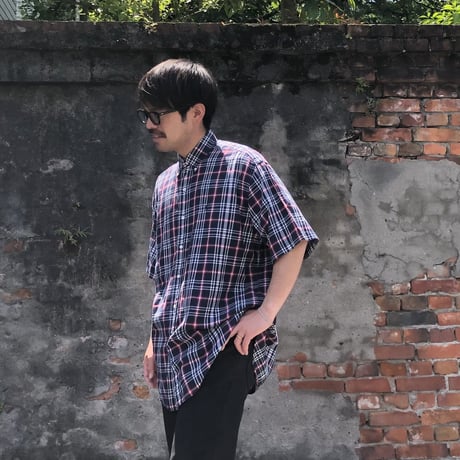 Ralph Lauren 半袖チェックシャツ 〝BLAKE〟L