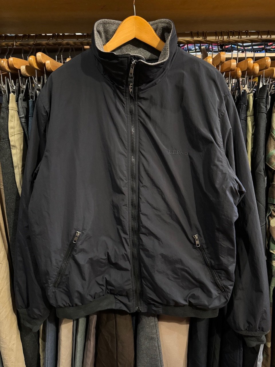 L.L.Bean 〝WARM-UP JACKET〟 ブラック | CUSTOM FEVER L.L.Bean 〝WARM-UP JACKET〟 ブラック | CUSTOM FEVER