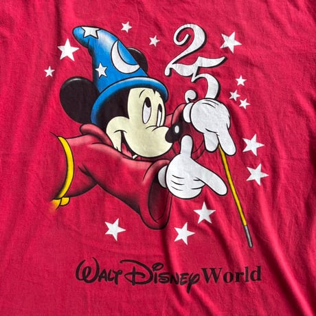 90s USA製 Disney ミッキー両面プリントTシャツ