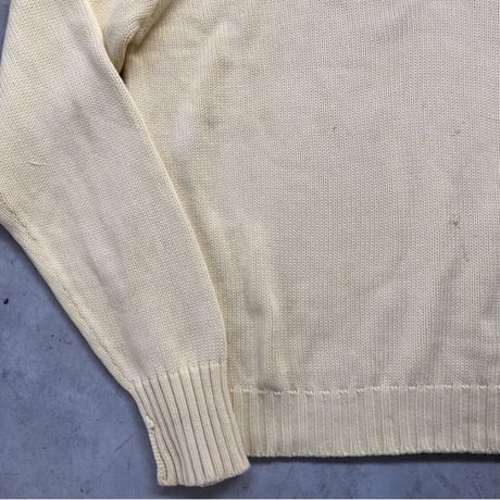 POLO コットンニットセーター  L