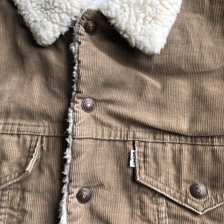 70's USA製 Levi's コーデュロイボアジャケット