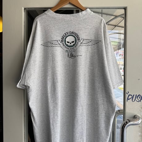 USA製 HARLEY DAVIDSON プリントポケT XXL