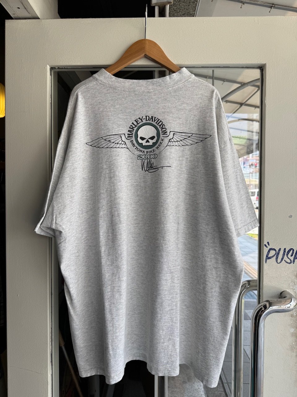 Harley Davidson ユニセックス プリント Tシャツ 関税送料込 USA製 HARLEY DAVIDSON プリントTシャツ L | CUSTOM FEVER