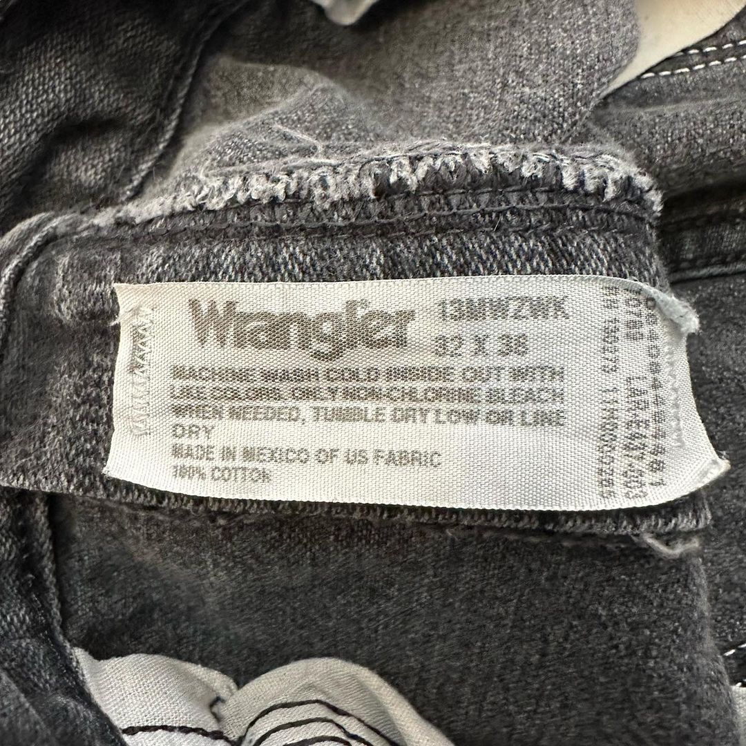 メキシコ製WranglerブラックデニムW32×L38 | CUSTOM FEVER 
