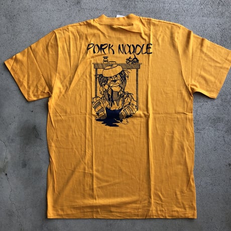 〜80's未使用プリントTシャツ〝PORK NOODLE〟