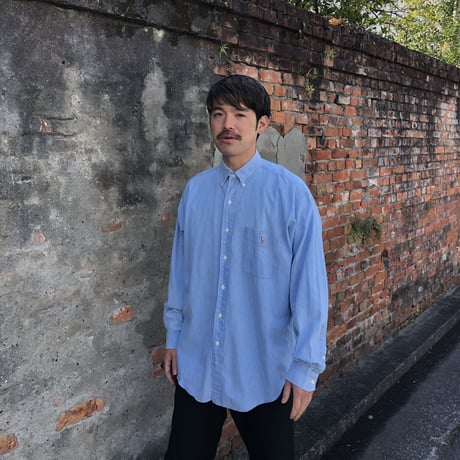 RALPH LAUREN デニムボタンダウンシャツ  BIG SHIRT