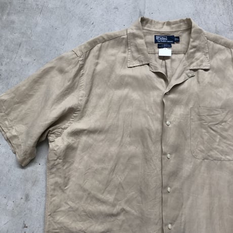 Ralph Lauren 半袖無地シャツ 〝CALDWELL〟XL