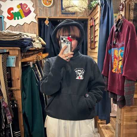 Champion REVERSE WEAVE ワンポイントフーディー