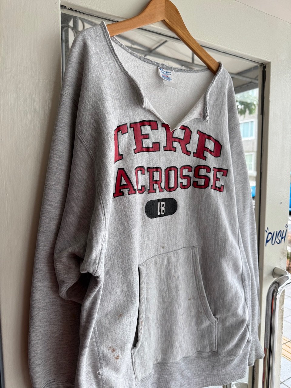 80's Champion Reverse Weave Cut-off Hoodie | CU