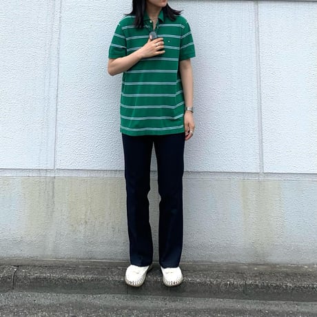 TOMMYマルチボーダーポロシャツ