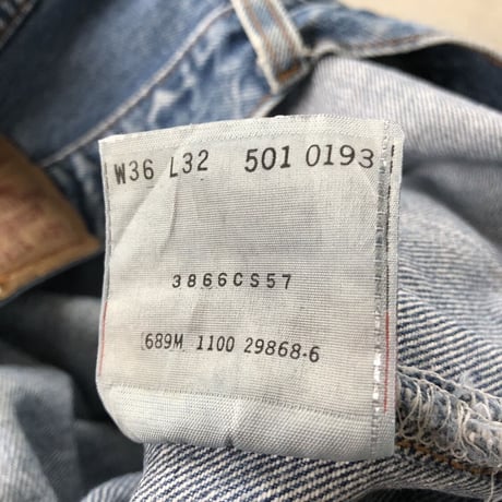 USA製Levi's501 W36×L32