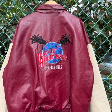 USA製 PLANET HOLLYWOOD レザージャケット