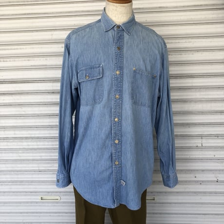 USA製 Ralph Lauren長袖デニムシャツ