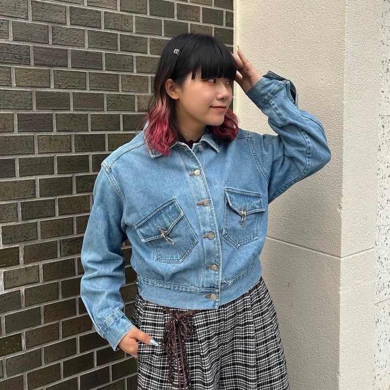 east west フック付きデニムジャケット | CUSTOM FEVER