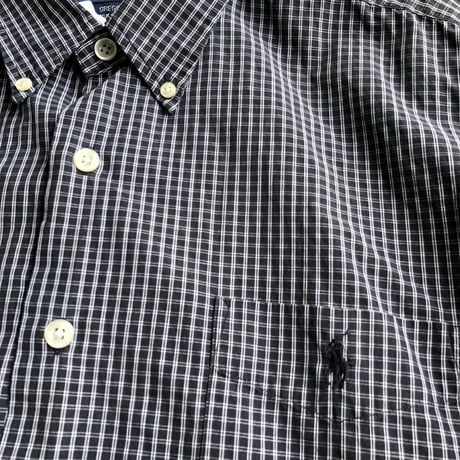 Ralph Lauren  半袖チェックシャツ〝GREGGOR〟L