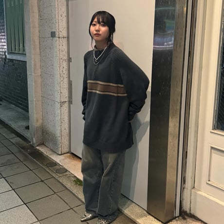 Columbia ハーフジップニット