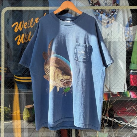 GUY HARVEY 両面プリント魚Tシャツ