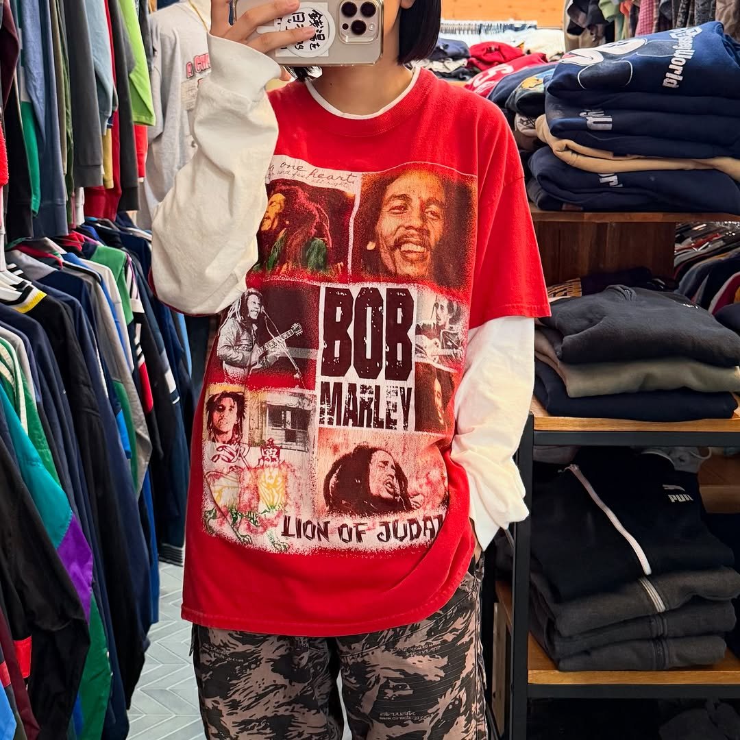 80s Bob Marley ボブ・マーリー Tシャツ USA製 1980s stussy 