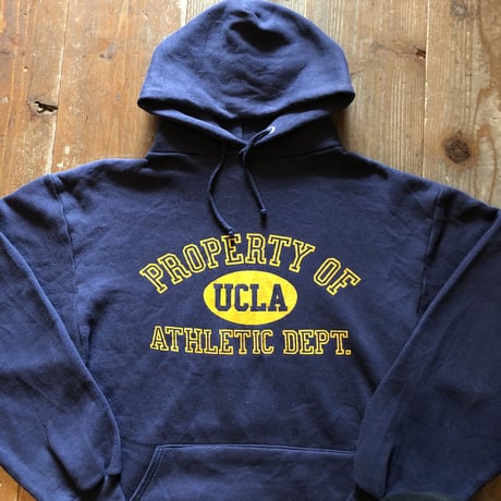 80年代UCLAフロッキープリントフーディー