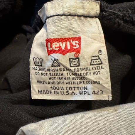 90'sUSA製 Levi's501  W33 ブラック