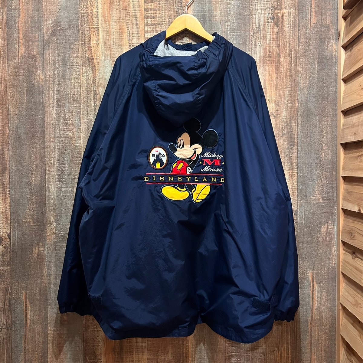 ミッキーワッペン刺繍ナイロンジャケット | CUSTOM FEVER ミッキーワッペン刺繍ナイロンジャケット | CUSTOM FEVER