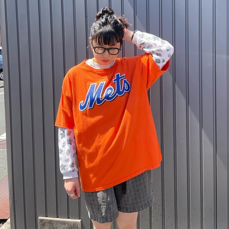 Mets オレンジTシャツ