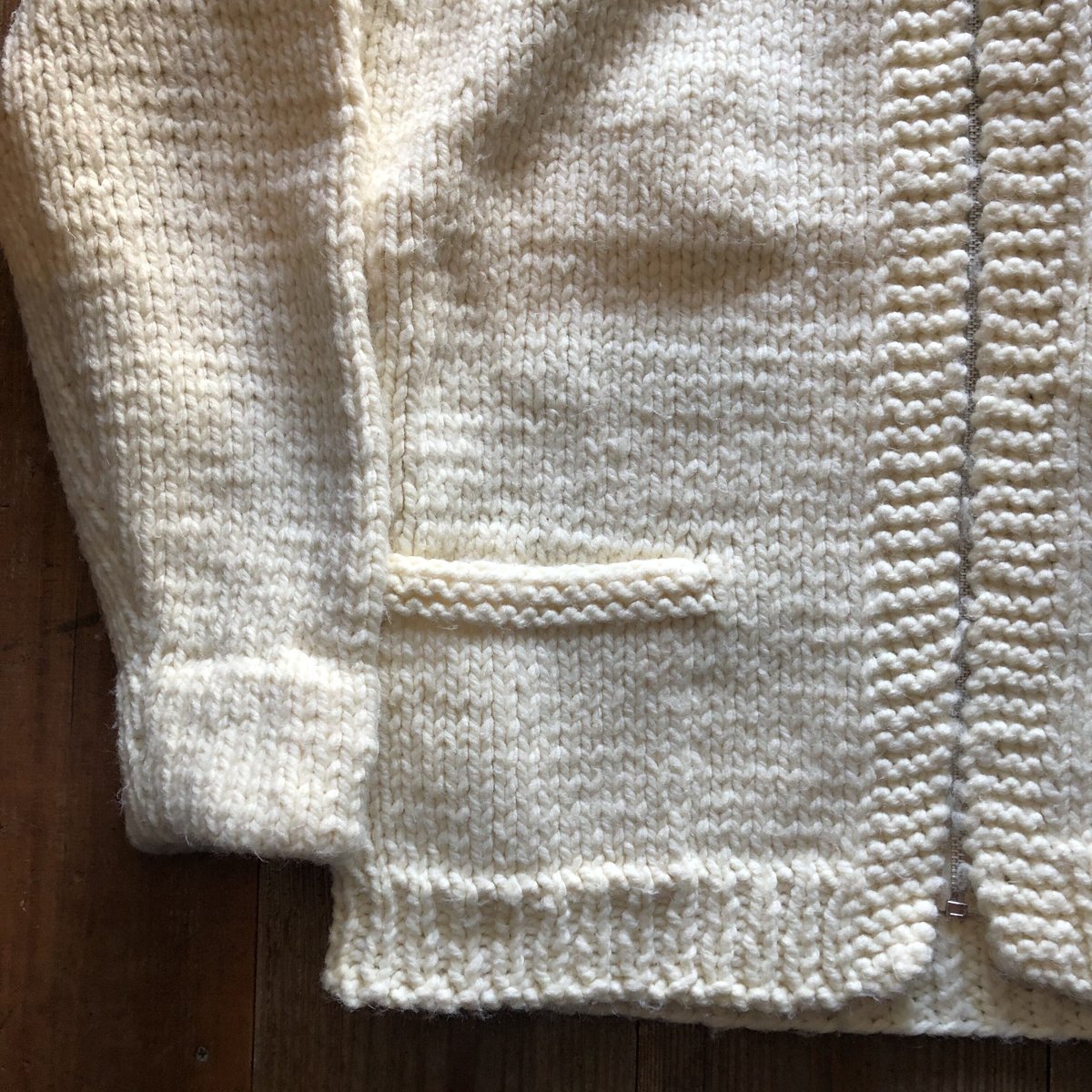 Vintage カウチンカーディガン 鳥 ショールカラー | CUSTOM FEVER