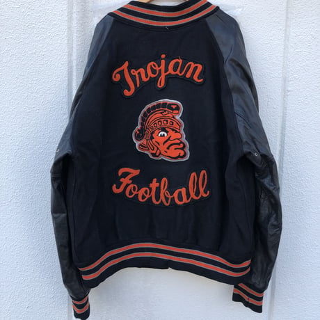 90'sUSA製 TM ATHLETICS ウールスタジャン