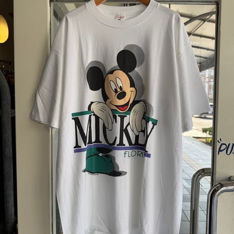 90's MICKEY プリントTシャツ XL